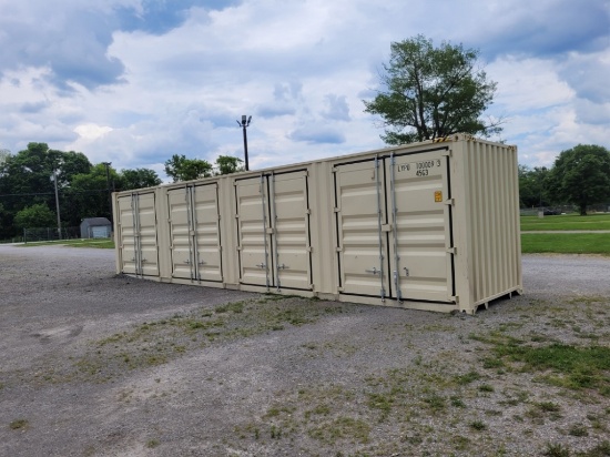 40ft High Cube Four Multi Doors Container