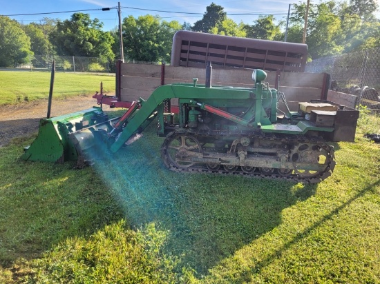 John Deere 40 Crawler W/ Blade, Bucket & Spear