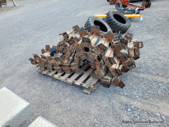 Skid Loader Tracks For 10-16.5 Tires