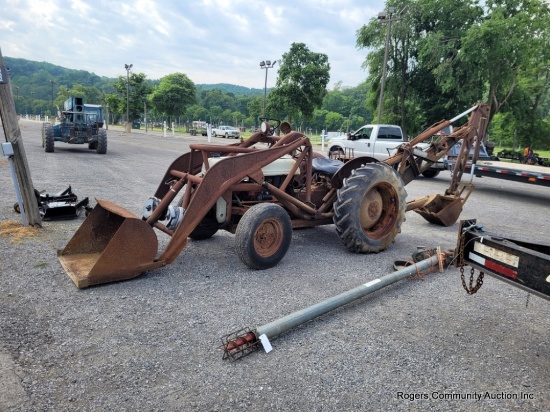 Ford 8n Tractor W/ Loader & Backhoe