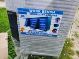 Unused 2022 Steelman 7ft Work Bench W/ 10 Drawers