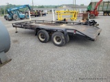 tandem axle trailer w/ ramps