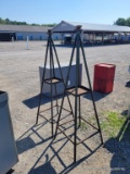 Pair Metal Stands