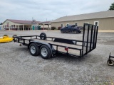 2021 16' Tandem Axle Trailer W/ Ramp Gate