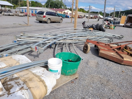 30' X 60' Hoop Building W/ Hardware, Tarp & Straps