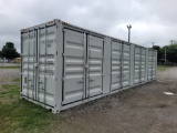 40' Storage Container W/ 4 Side Doors