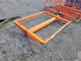 Road Sign Frame W/ Large Hyd Cylinder