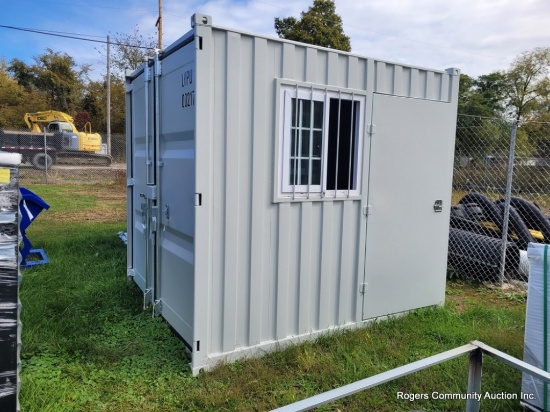 9' Container W/ Man Door And Window - New