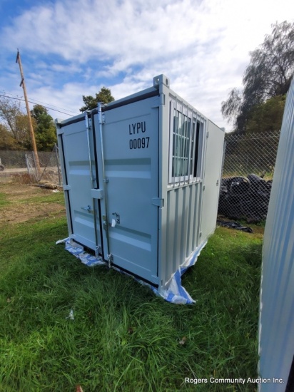 8' Container W/ Man Door And Window - New