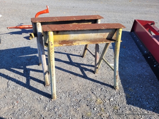 2 Heavy Duty Steel Saw Horses