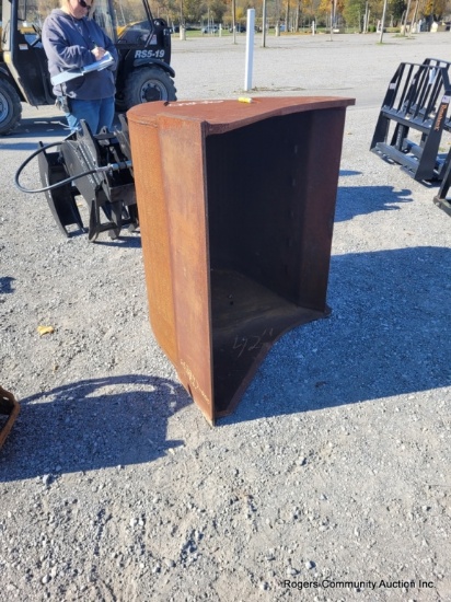 42" Smooth Excavator Bucket - No Hooks