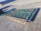9 Chainlink Fence Panels