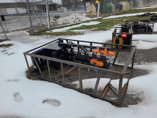 Mower King SSCT Hydraulic Trencher Attachment