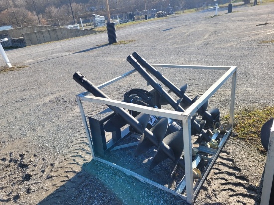 Greatbear Skid Steer auger w/ 3 bits