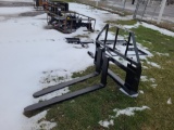Mower King 3000lb Skid Loader Forks w/ Frame