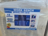 Steelman Workbench w/ 18 Drawers & 4 Cabinets