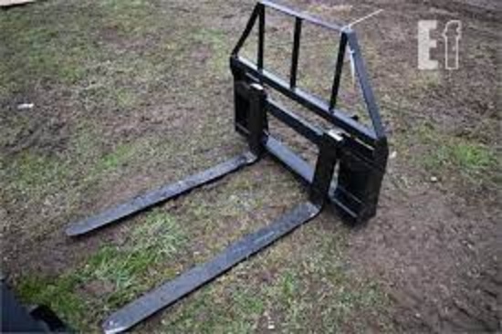 Agrotk Skid Steer Fork Attachment