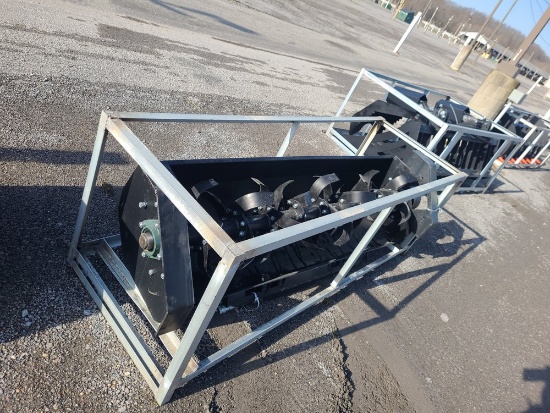 Greatbear 72" Hydraulic Skid Steer Rototiller - Unused