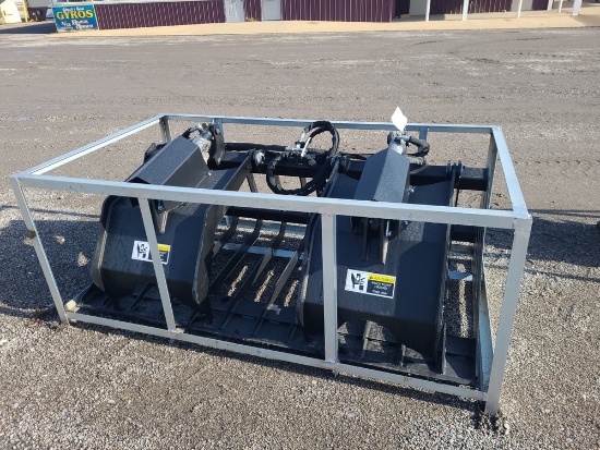 Greatbear 72" Hydraulic Rock Grapple Bucket