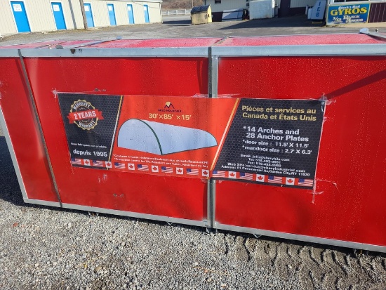 Gold Mountain 30' x 85' x 15' Dome Storage Shelter