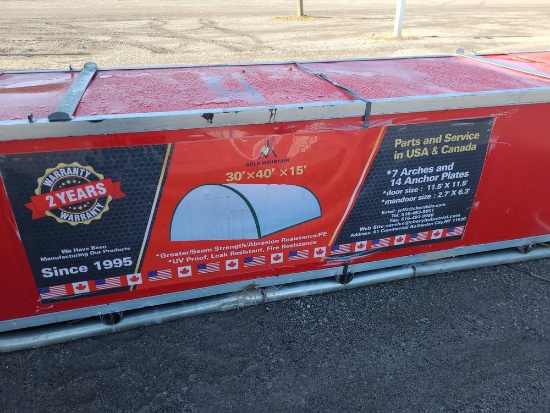 Gold Mountain 30' x 40' x 15' Dome Storage Shelter