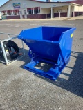 Blue dump hopper