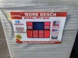 Red Steelman Work Bench Model: 7FT-18HD