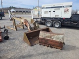International Front Loader Attachment w/ Bucket & Manure Forks