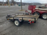 5' x 10' Single Axle Trailer w/ Winch - No Title