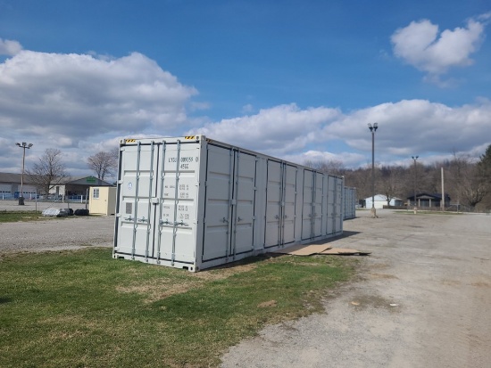 40' High Cube Shipping Container w/ Side Doors