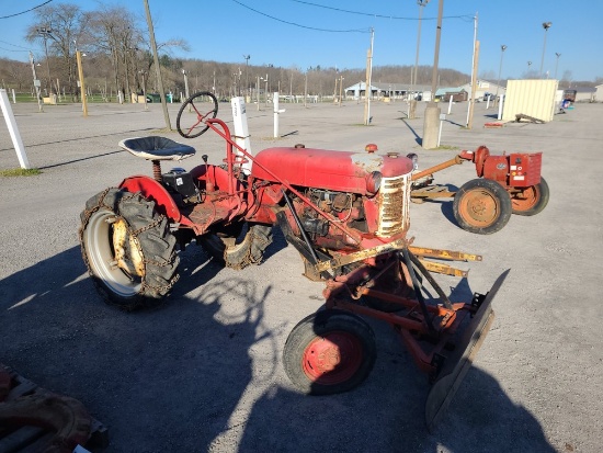 International Cub Tractor w/ Woods Belly Mower & Blade