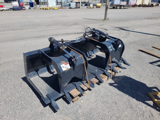 78" HD Quick Attach Grapple Bucket