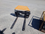 Wolverine Side Shift Pallet Forks for Skid Loader