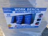 Blue Steelman Work Bench - Model: 7FT-20D-01B