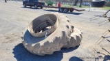 18.4R38 Clamp on Duals w/ Unverferth Rims and Clamps