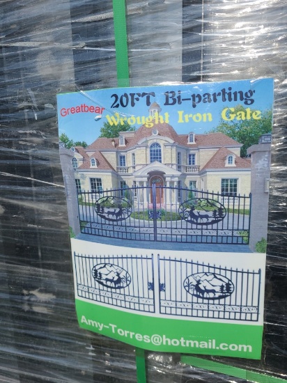 Greatbear 20ft Driveway Gates w/ Deer Scene