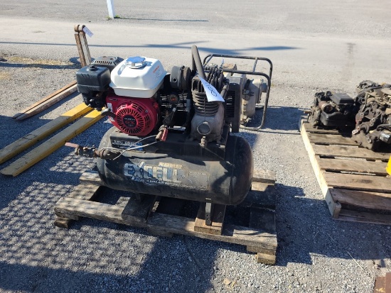 DeVill Biss Excell Air Compressor w/ Gas Engine