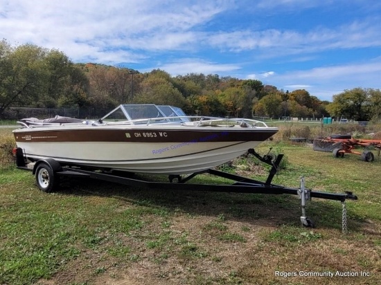 1979 Galaxy 19' Boat W/ Trailer
