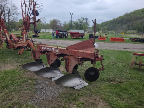 White 348 3 Bottom Plow