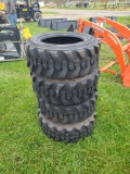 4 - 10-16.5 N.H.S. Skid Loader Tires - New