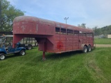 Ponderosa 20' Gooseneck Stock Trailer - No Title