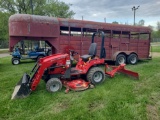 Massey Ferguson GC1705 Diesel Tractor w/ Loader and Belly Mower