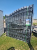Greatbear 14' Bi-Parting Driveway Gate w/ Deer Scene