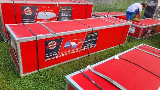 Gold Mountain 40' x 40' x 11' Dome Storage Shelter Arches