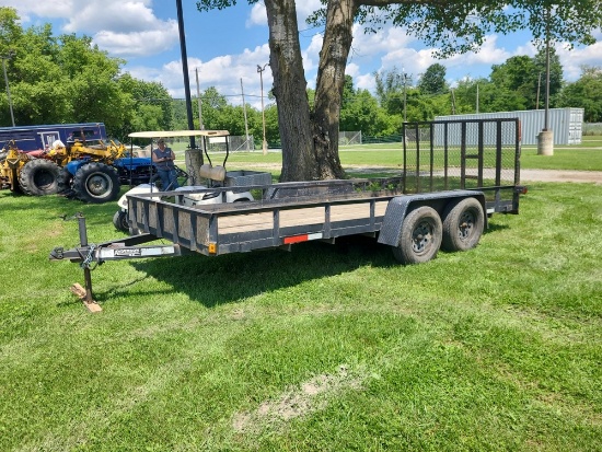 Anderson 16' Landscape Trailer w/ Ramp Gate (no title)