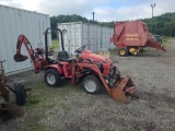 Honda 5518 Gas Tractor w/ Loader & Backhoe