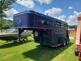 1997 Adams 2 Horse Slant Trailer w/ Living Quarters