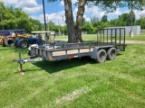 Anderson 16' Landscape Trailer w/ Ramp Gate (no title)