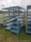 Blue 5 Shelf Heavy Duty Cart