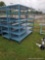 Blue 5 Shelf Heavy Duty Cart